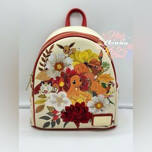 Loungefly Pokémon Charmander and Friends Floral Mini Backpack